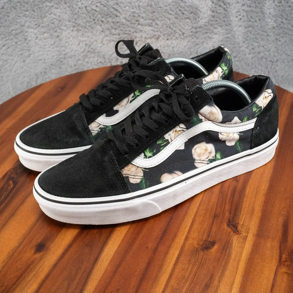 VANS Old Skool Romantic Floral & Black 2018 SZ Men's 11.5 Woman's 13